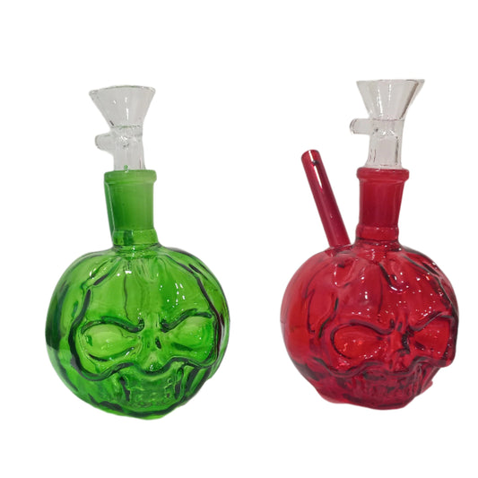 4" ANGRY FACE PUMPKIN BONG
